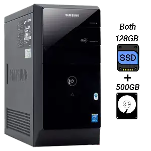 SAMSUNG I5 2ND GEN, 4GB-DDR3, 128GB, 500GB MID TOWER DESKTOP